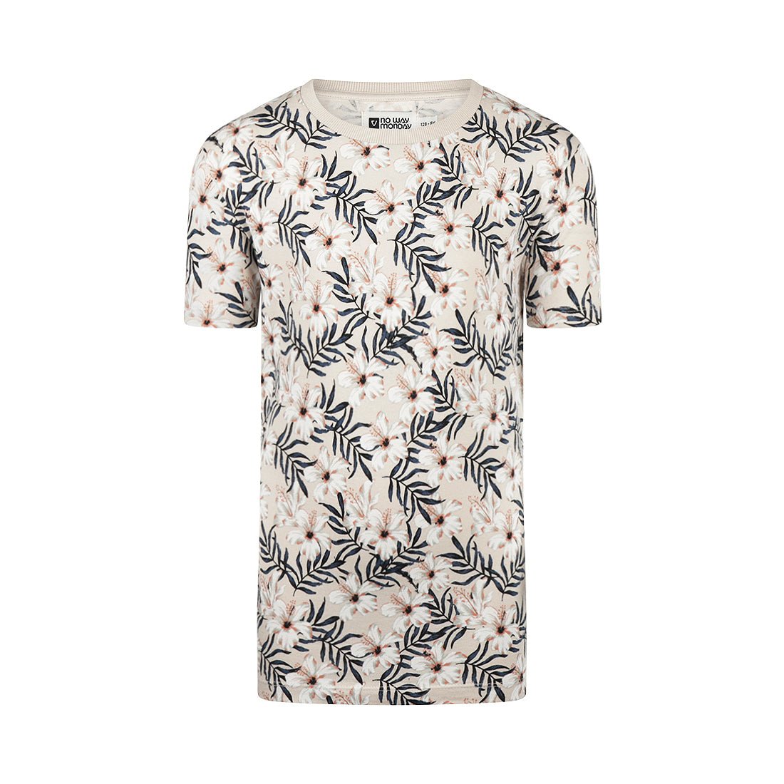 Playera con estampado floral - Kool KidsNWMKool KidsP54181Playera con estampado floral8 AñosBeige